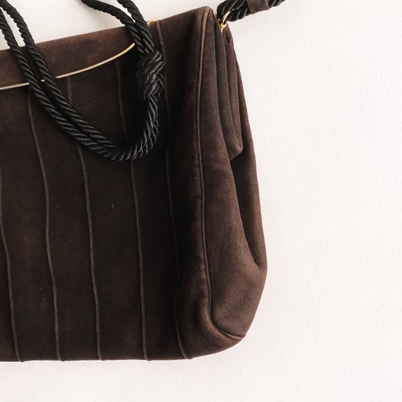 FENDI VTG Black Fabric Clutch - Picture 6 of 7